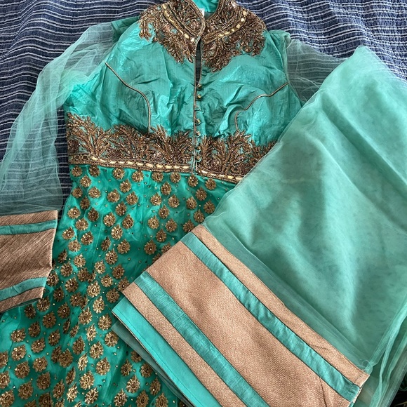 Anakarli/Gown - Sea Green - Picture 4 of 5